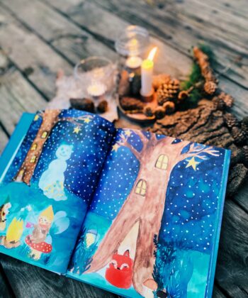Christmas book for children - Winter in the Night Forest