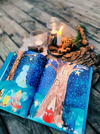 Christmas book for children - Winter in the Night Forest
